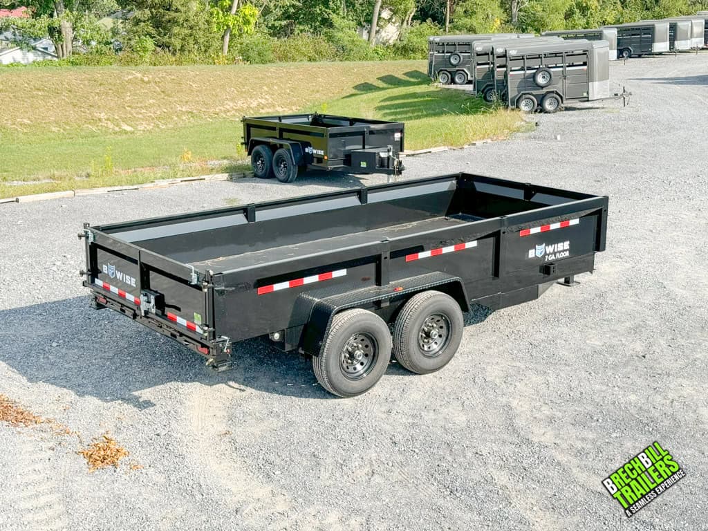 A brand new Bwise 14K LP LE Low Pro Dump Trailer for sale.