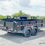 A black DLP16-17 Bwise 7x16 trailer.