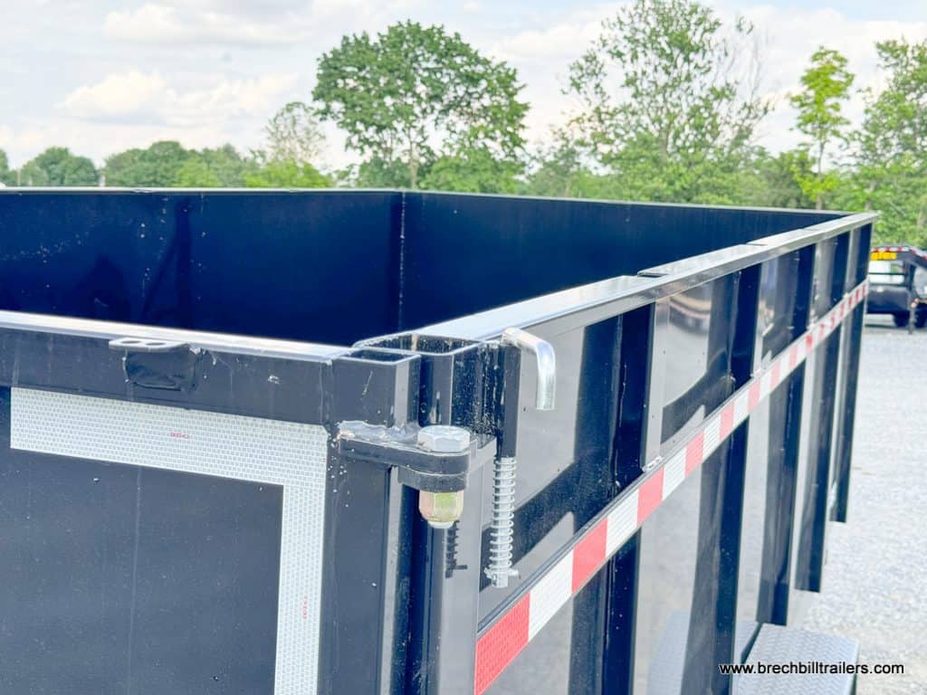Inside view of the dump trailer.