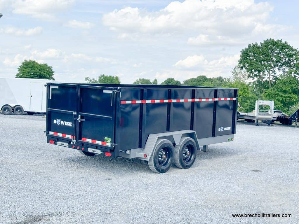 New Bwise 7x16 DLP Heavy Duty Dump Trailer