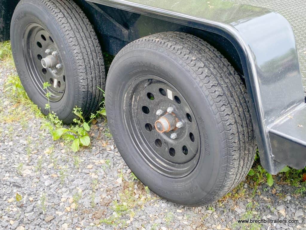 Wheels on Like New Bwise 7K Car-Hauler Trailer 7x18