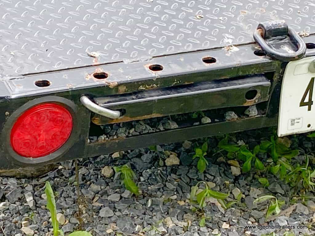 Like New Bwise 7K Car-Hauler Trailer closeup