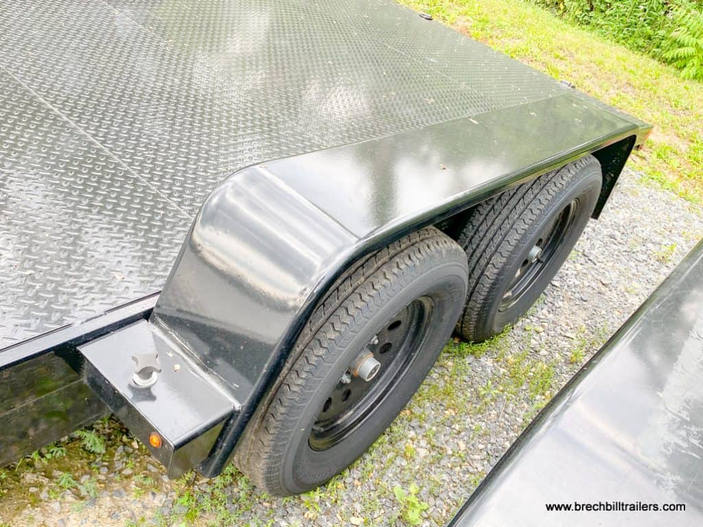 Deck and fender on Like New Bwise 7K Car-Hauler Trailer