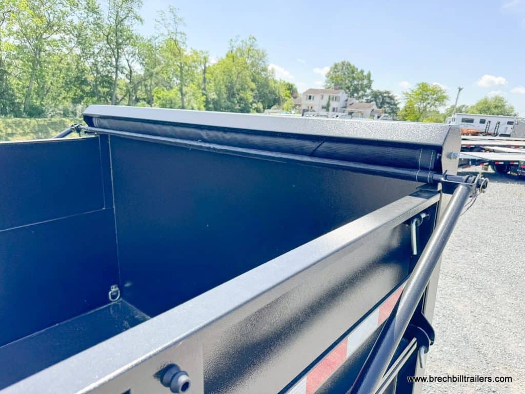 Tarp kit on the Bwise DU 15.4K Ultimate Dump Trailer