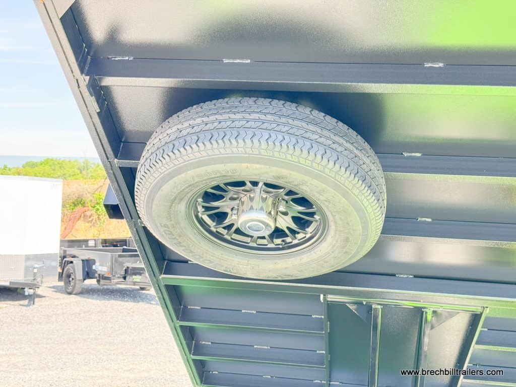 Spare wheel location.