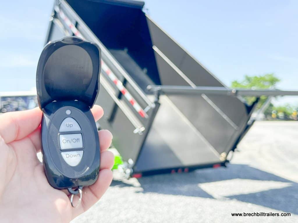remote control for dump trailer.