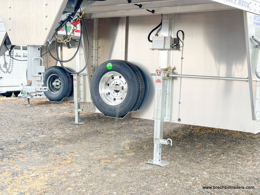A spare wheel mounted.