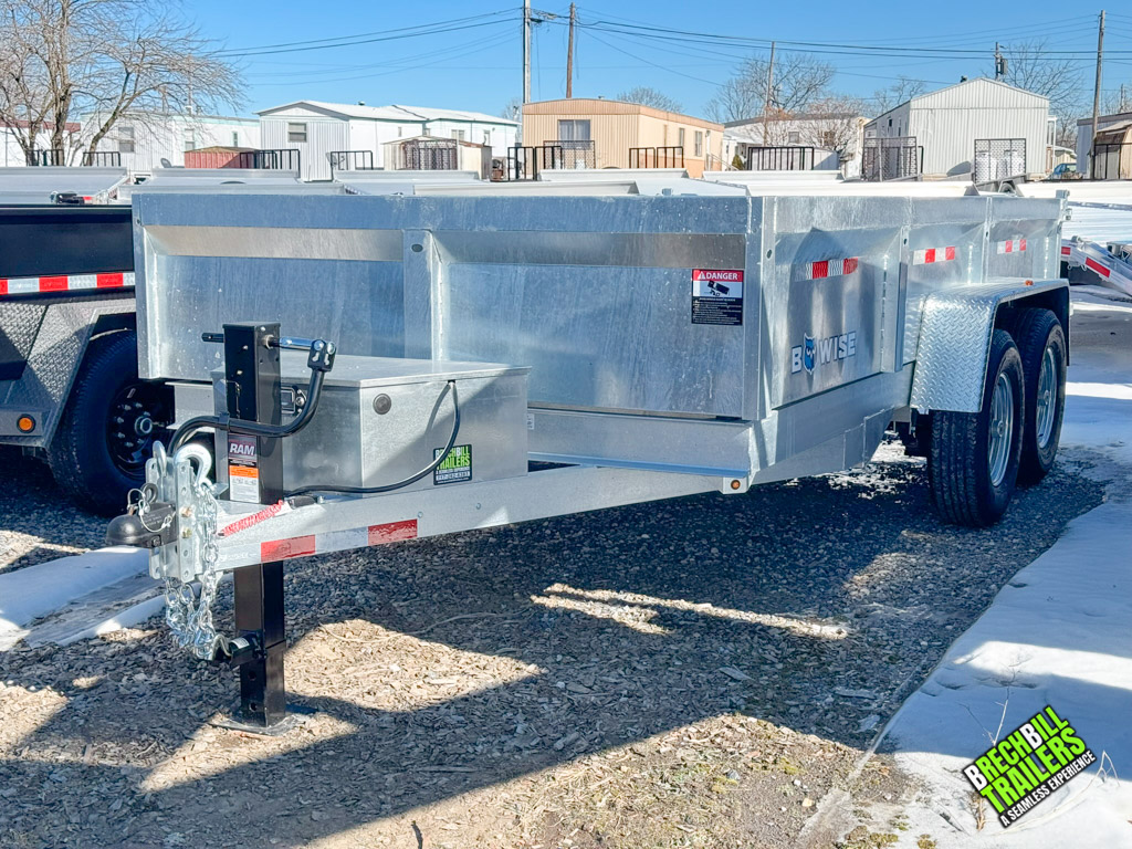 Front of Bwise dump trailer
