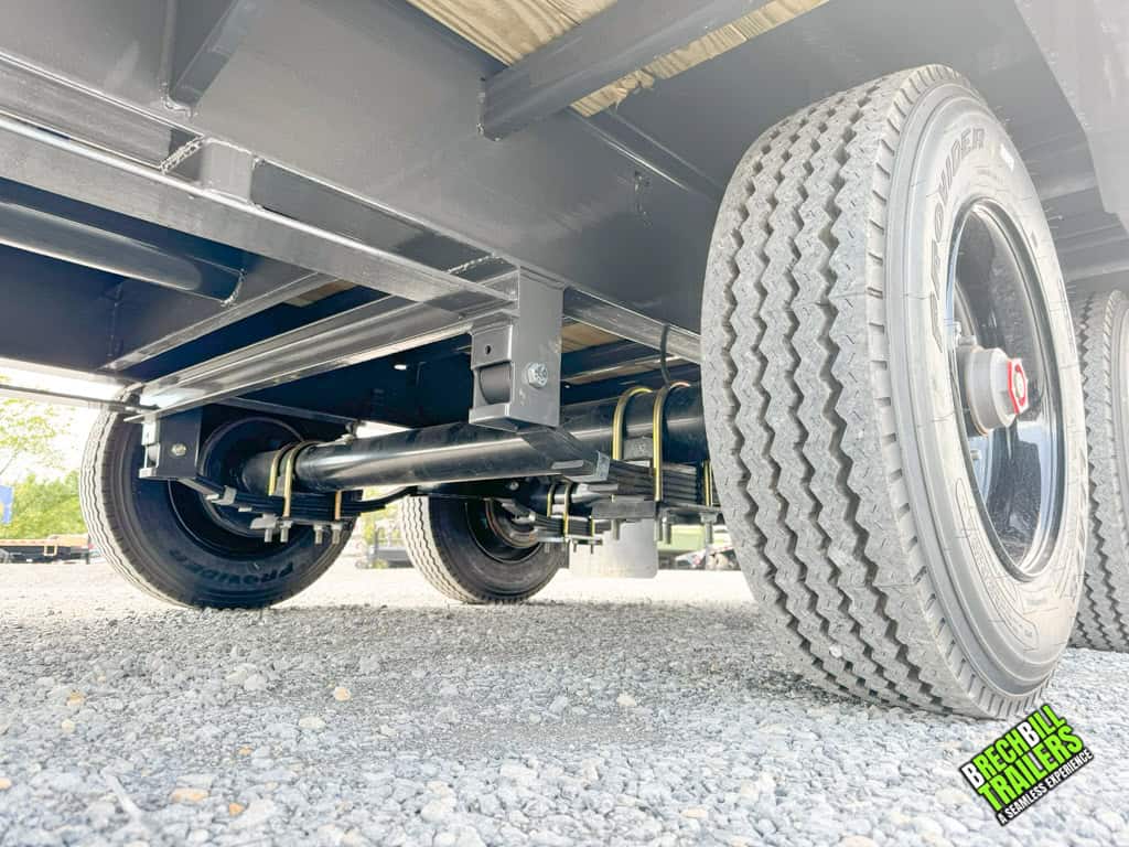 Axles, suspension and wheels on the FHZ-40