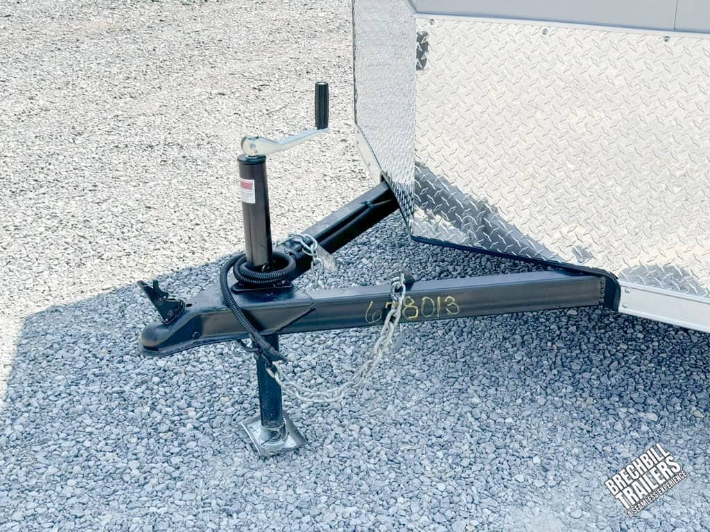 Front of RC Flat Top Wedge Enclosed Cargo Trailer