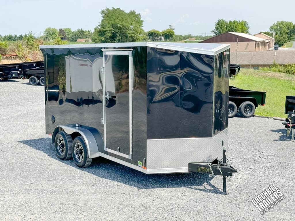 New RC Flat Top Wedge Enclosed Cargo Trailer for sale