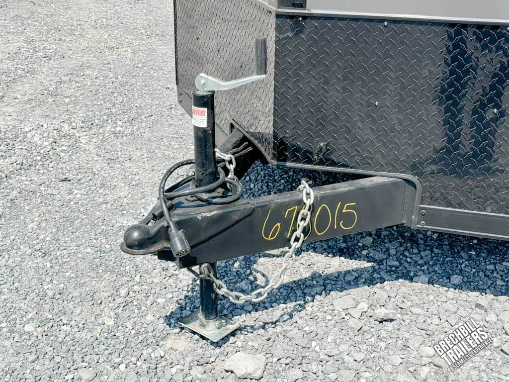 Trailer parked.