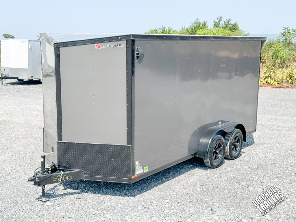 RC Flat Top Wedge Enclosed Cargo Trailer for sale