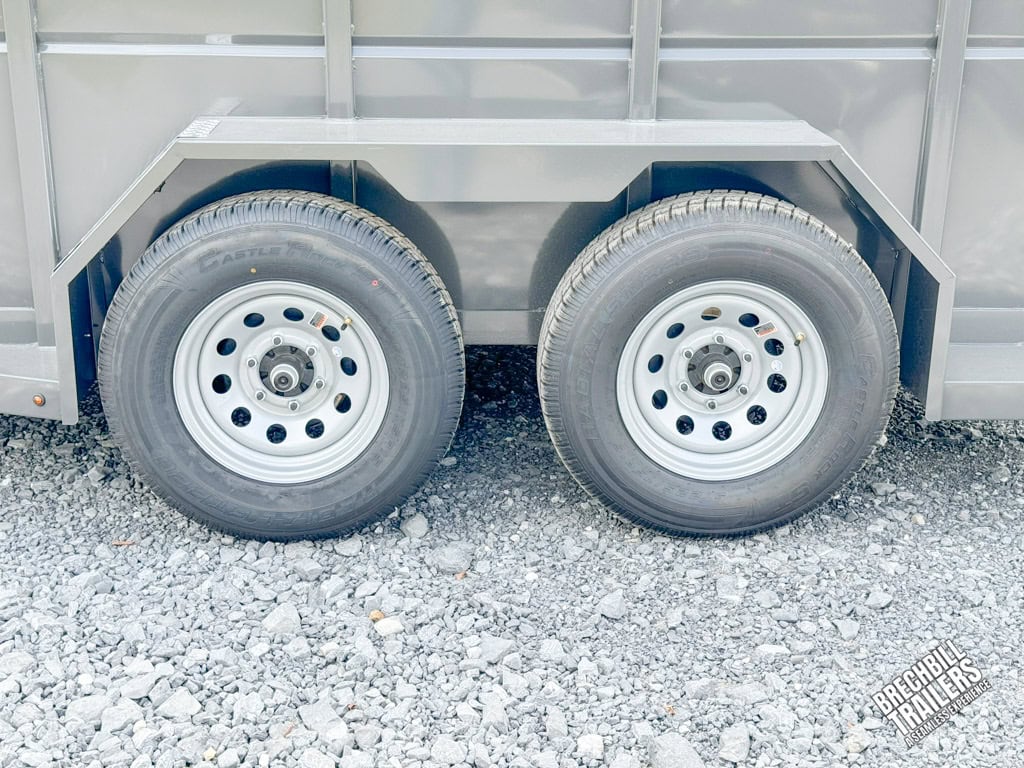 Wheels on the Valley 7x14 High Side Stock Trailer