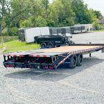Full view of the Bwise 17K HD Deck Over Equipment Trailer in the Brechbill lot.