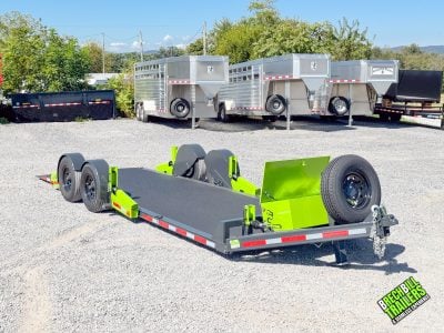 FlatTrak Lay Flat Tandem Axle 14000 GVWR Knuckled A-Frame (FCH8022)