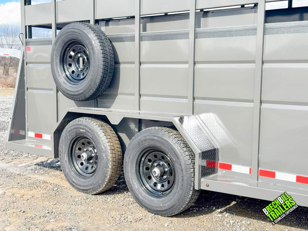 Spare wheel mounted