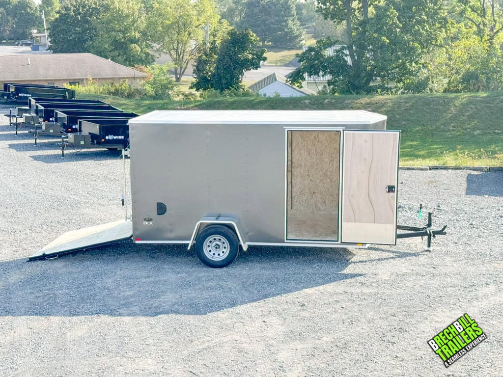 A 6x12ft Look ST DLX Enclosed Cargo Trailer