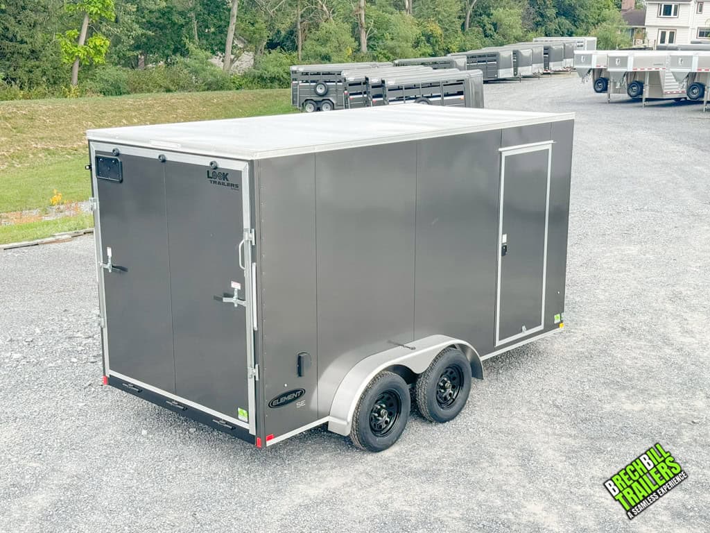 Charcoal Look Element Enclosed Cargo Trailer