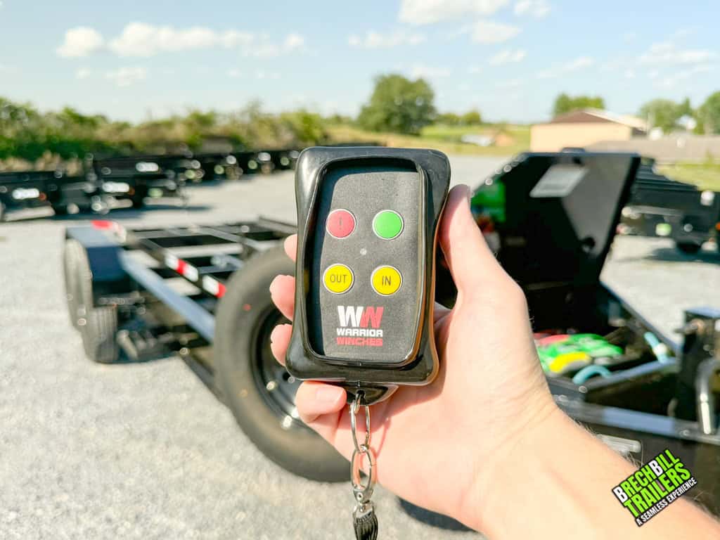 Control system for the Horizon roll off trailer.