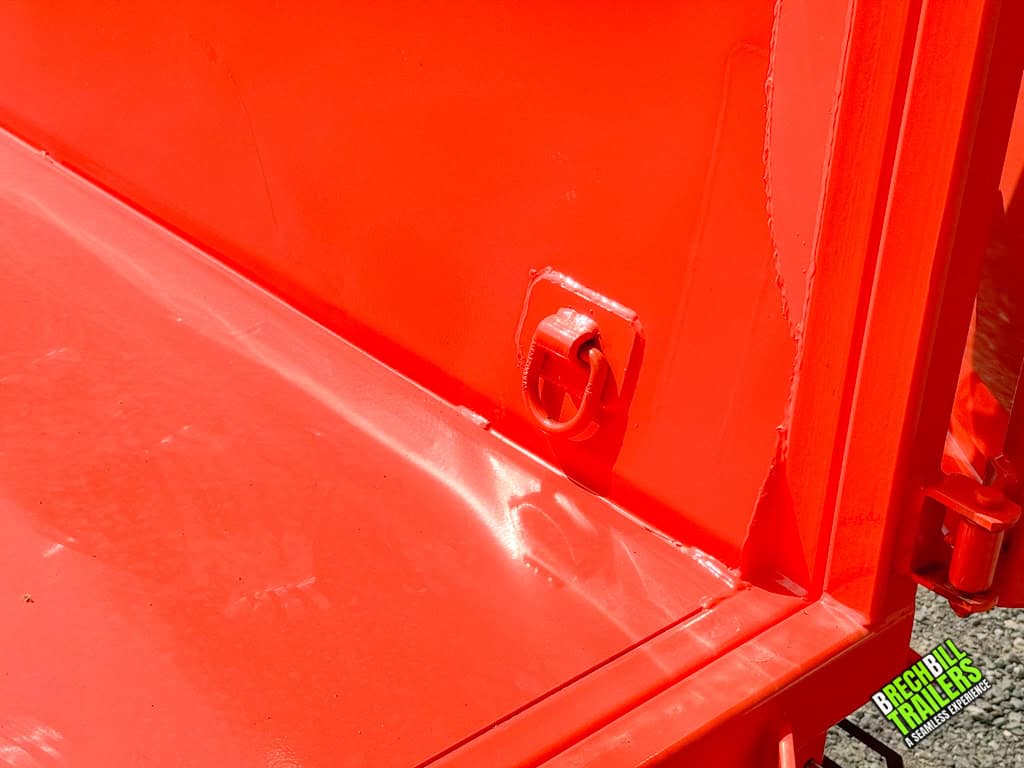 D rings on a Horizon 14k Heavy Duty Dump Trailer