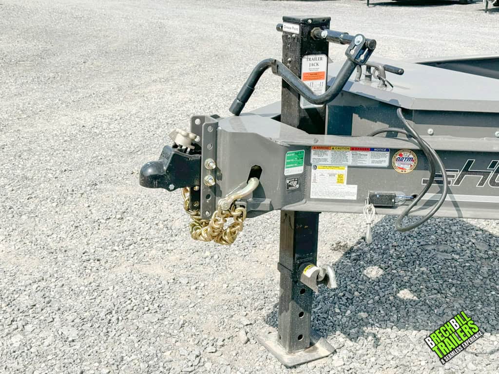 Trailer coupler and jack.