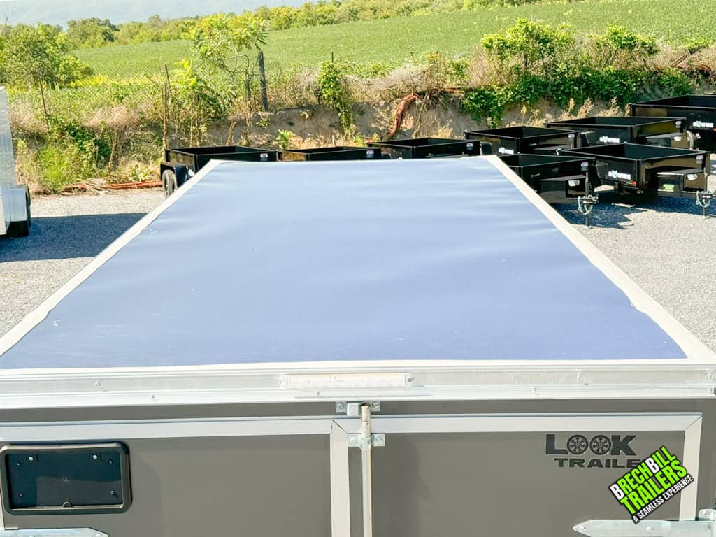 A perfect roof on a new Look Element Enclosed Cargo Trailer