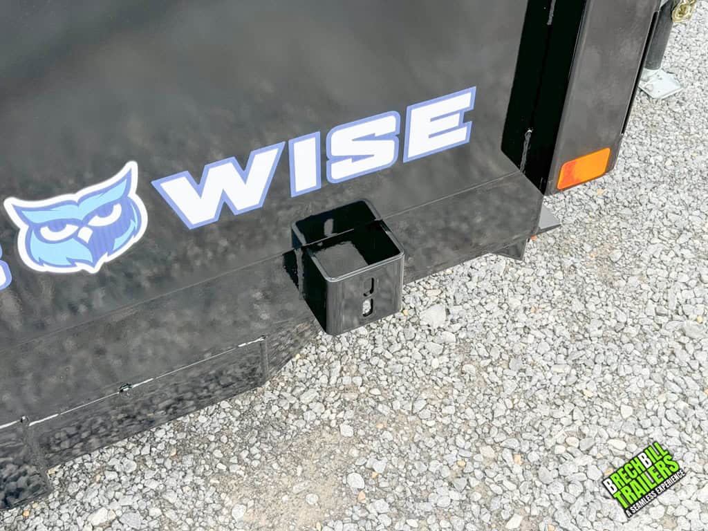 Close up of the B Wise decal.