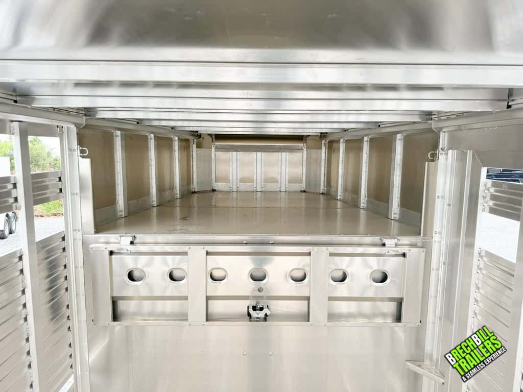 Inside the EBY Maverick Livestock Trailer