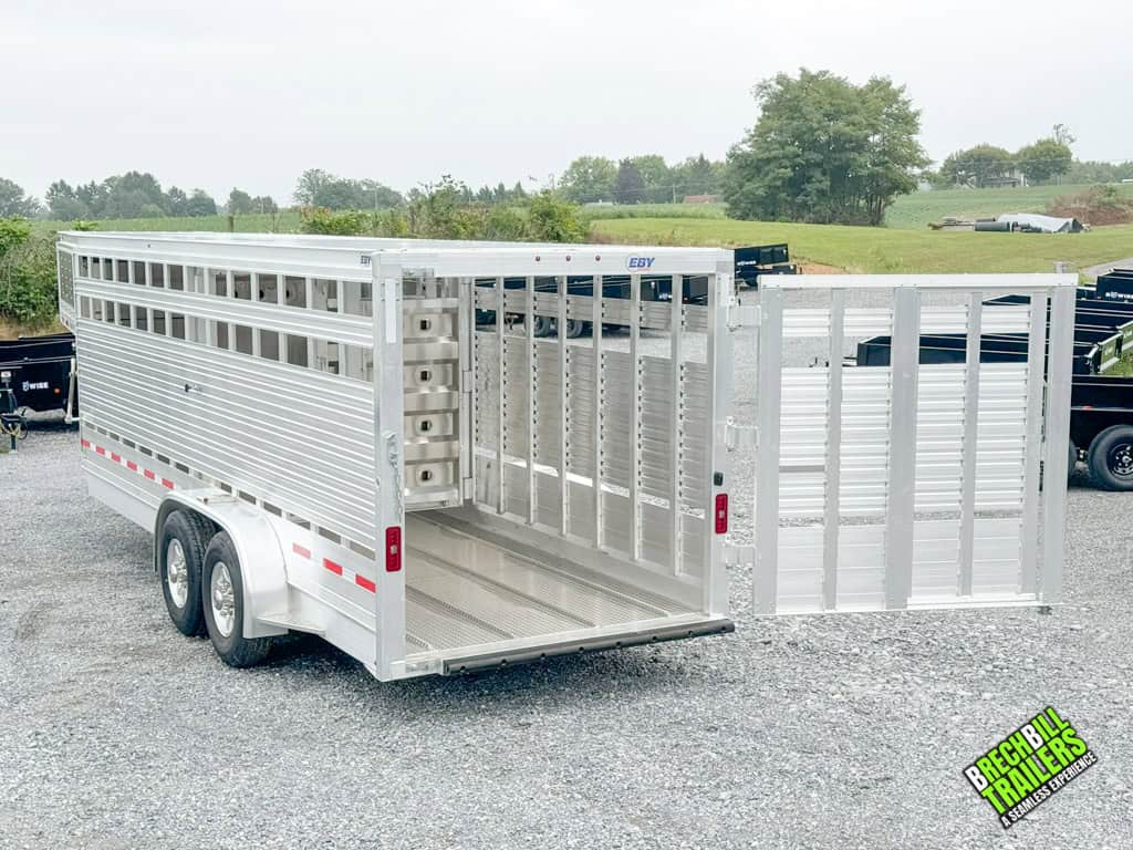 A 7x20 EBY Maverick Livestock Trailer