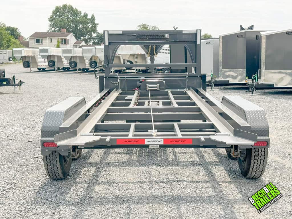 The Horizon Roll Off Trailer without a box.
