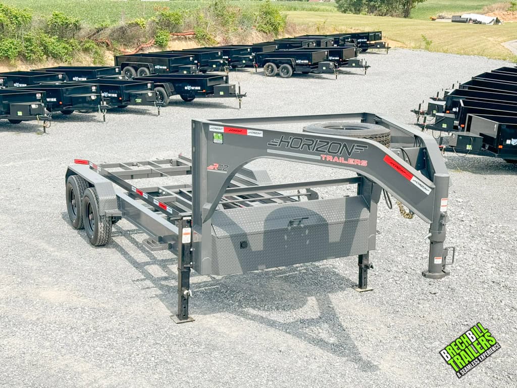 Front view of the Horizon Roll Off Trailer
