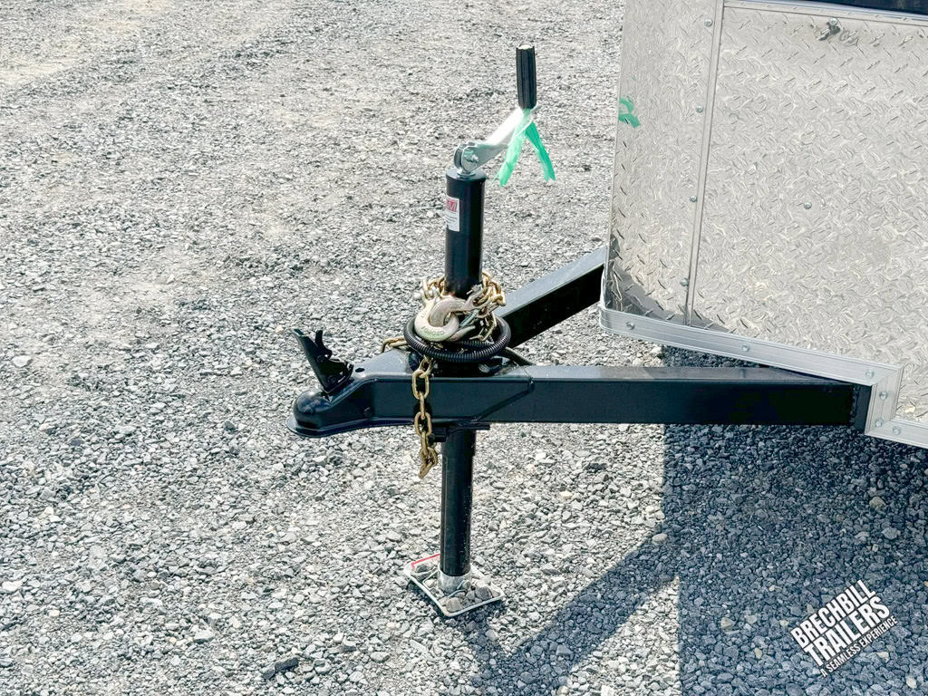 Coupler on the Look Enclosed Cargo Trailer