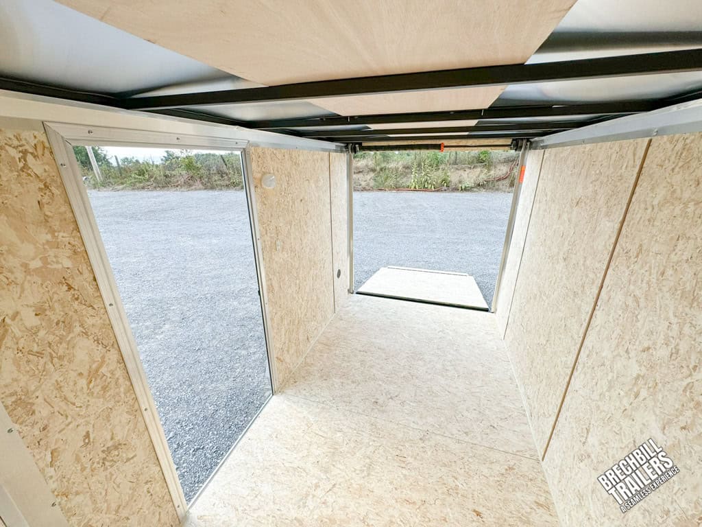 Inside the Look Enclosed Cargo Trailer