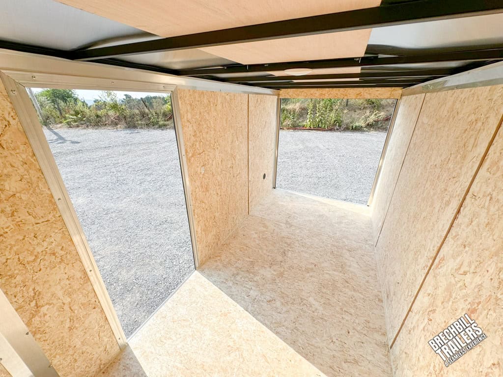 Inside the Look Element V-Nose Enclosed Trailer