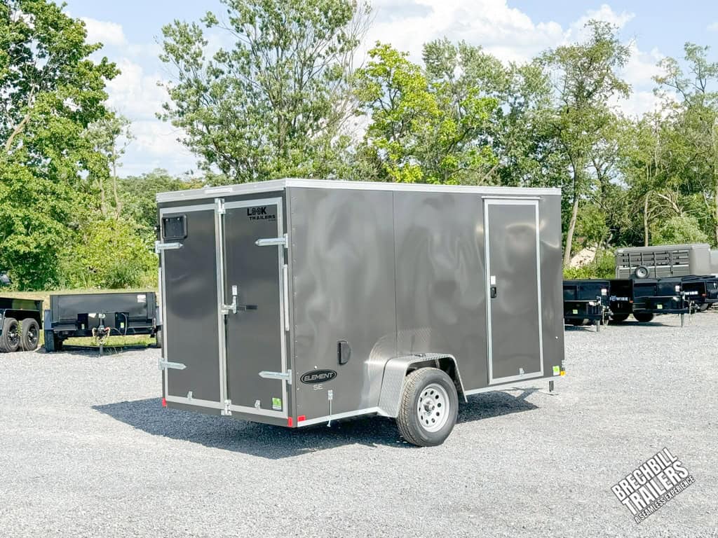 Side of Look Element V-Nose Enclosed Trailer