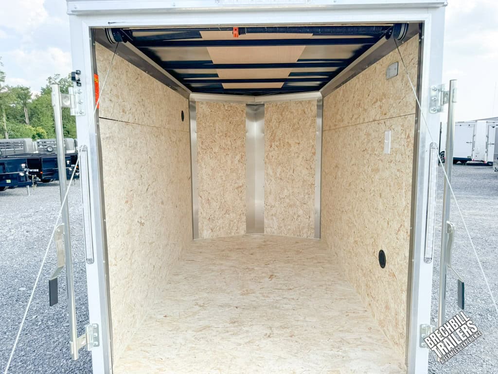 Inside of the trailer.