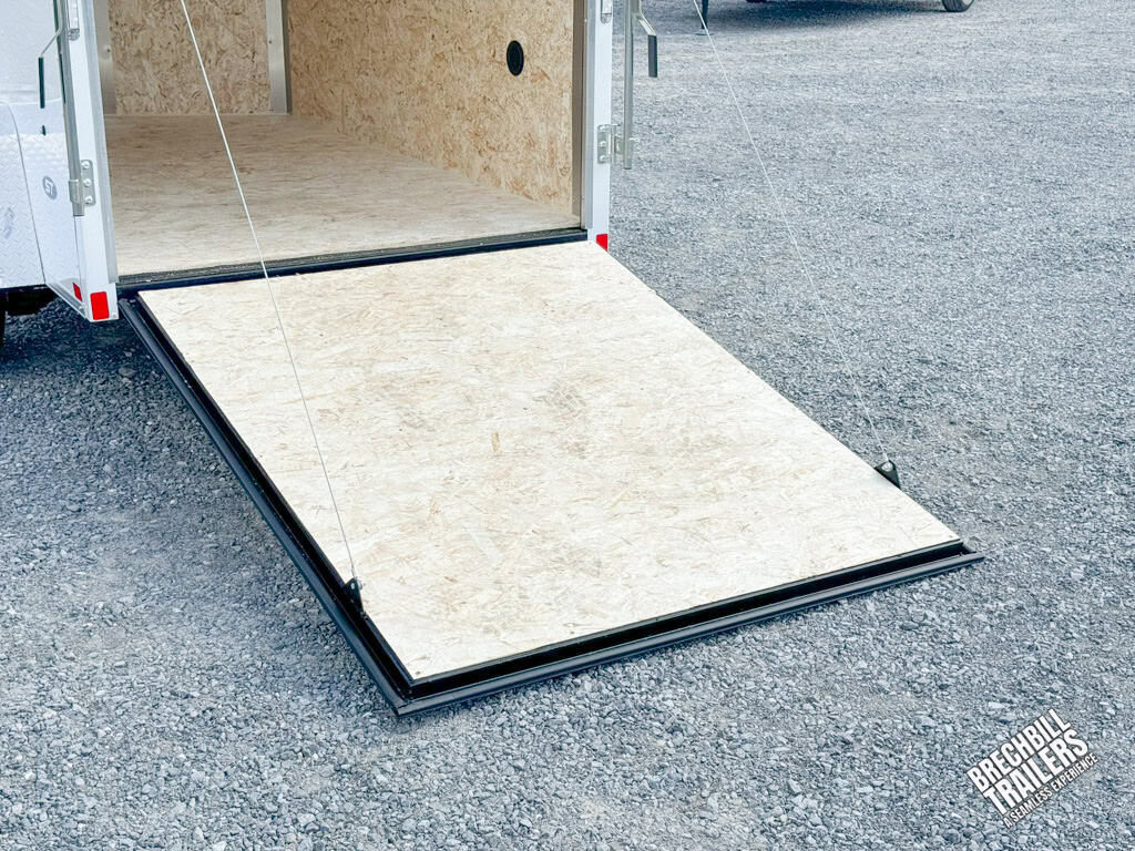 Close up of the ramp door down.