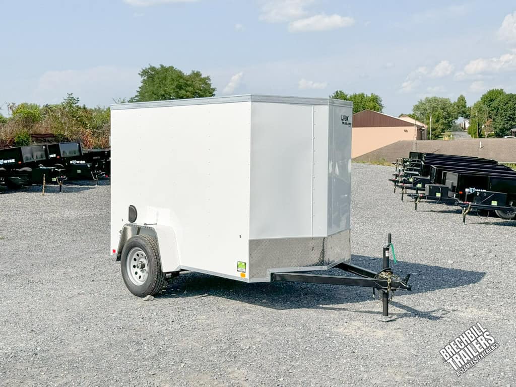 New Look Light Duty Cargo Trailer parked in the lot on display.