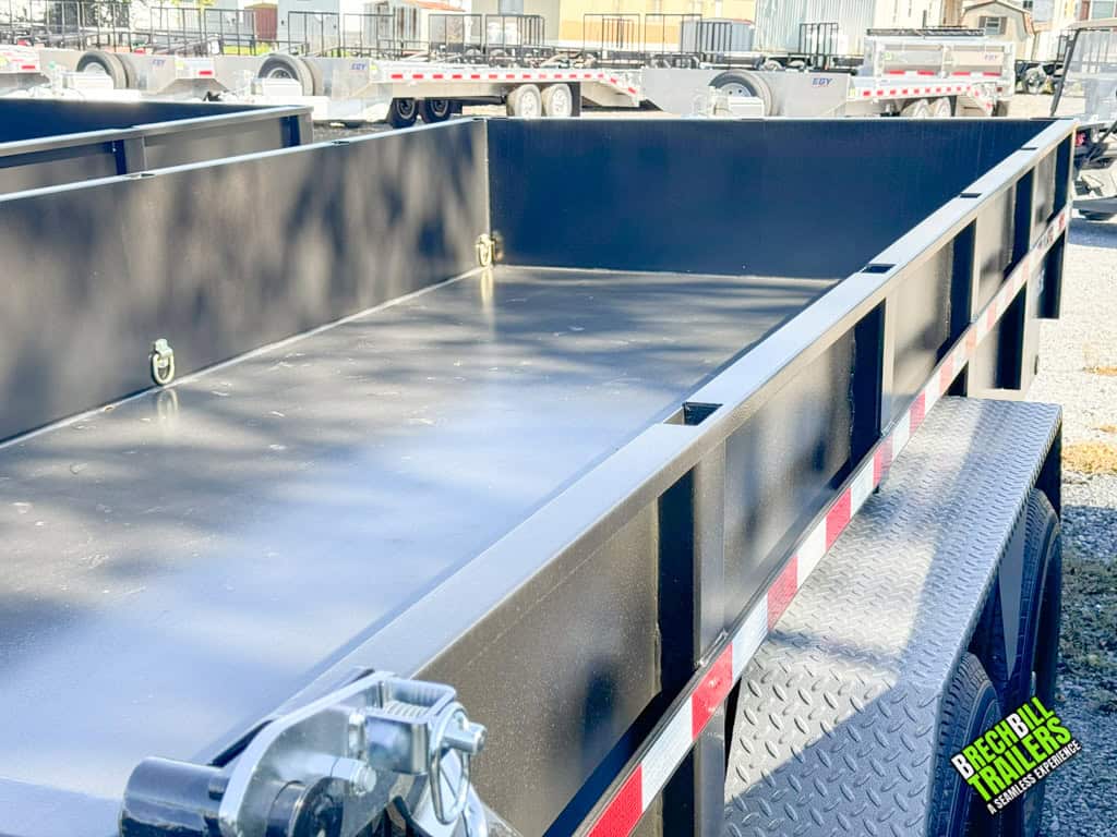 Inside view of the Bwise dump trailer.