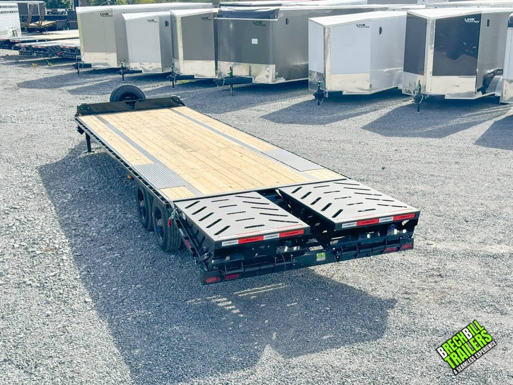 New Horizon 30ft Dual Axle Bumper Pull Trailer for sale.