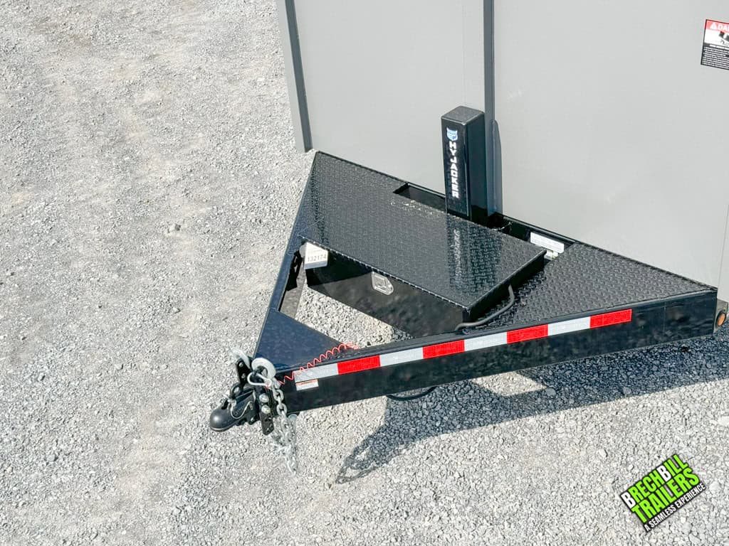 Coupler and box on the Bwise DU14-15 dump trailer.