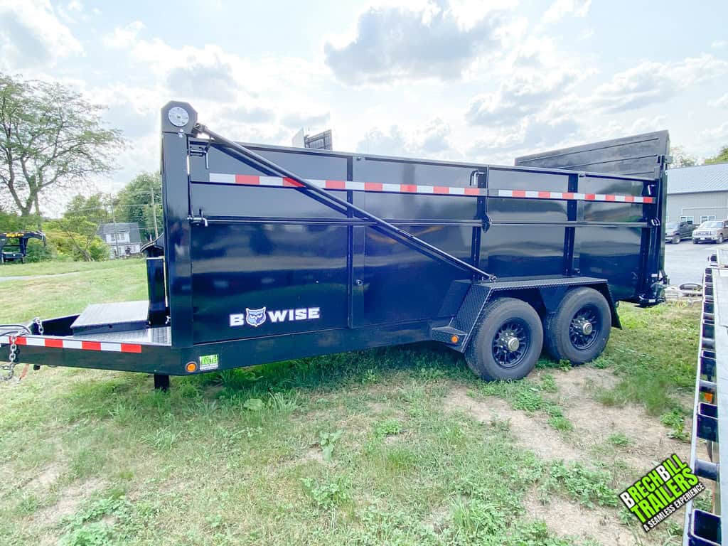 A Used Bwise DU Ultimate Dump Trailer in excellent shape.