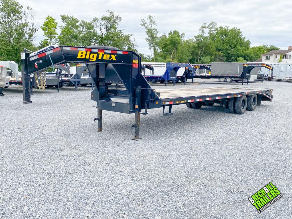 A used 30ft Big Tex trailer for sale.