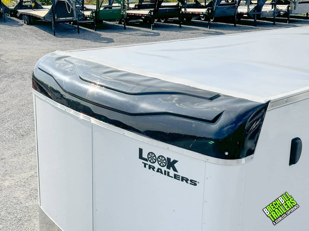 Roof on the Look Flat Top XLT Bullnose Enclosed Trailer