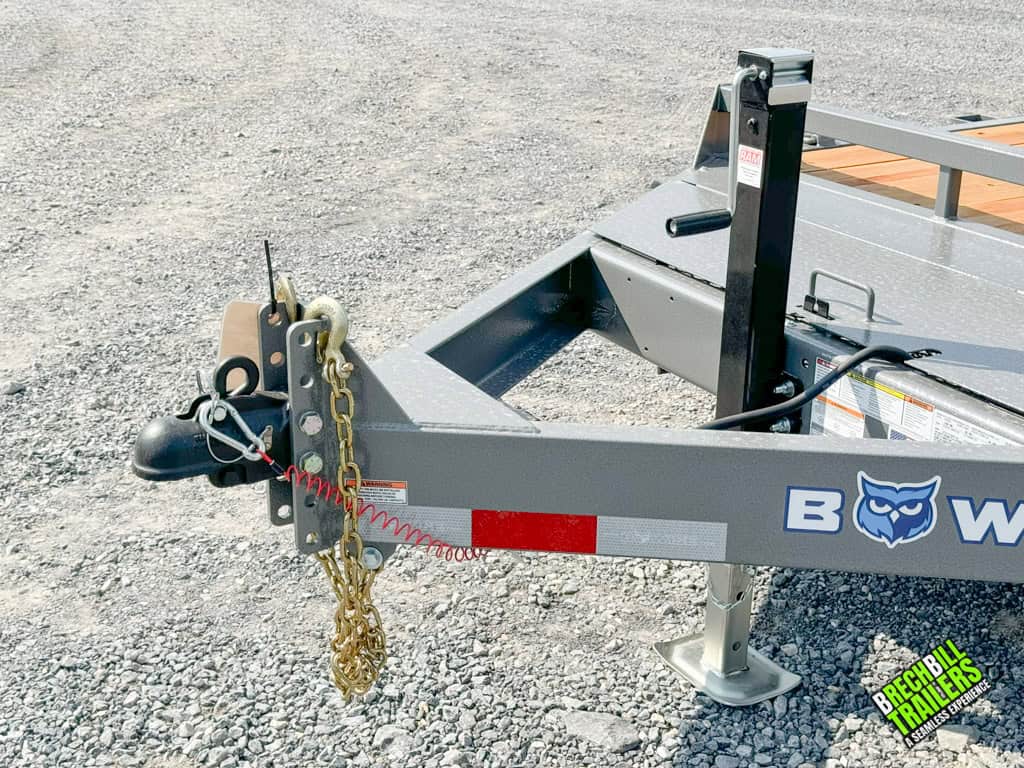 Bwise 12K Low Pro Equipment Trailer parked