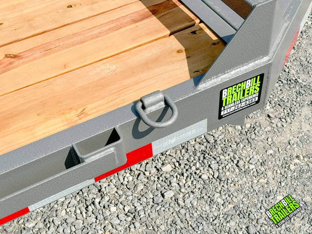 D ring on the Bwise 12K Low Pro Equipment Trailer