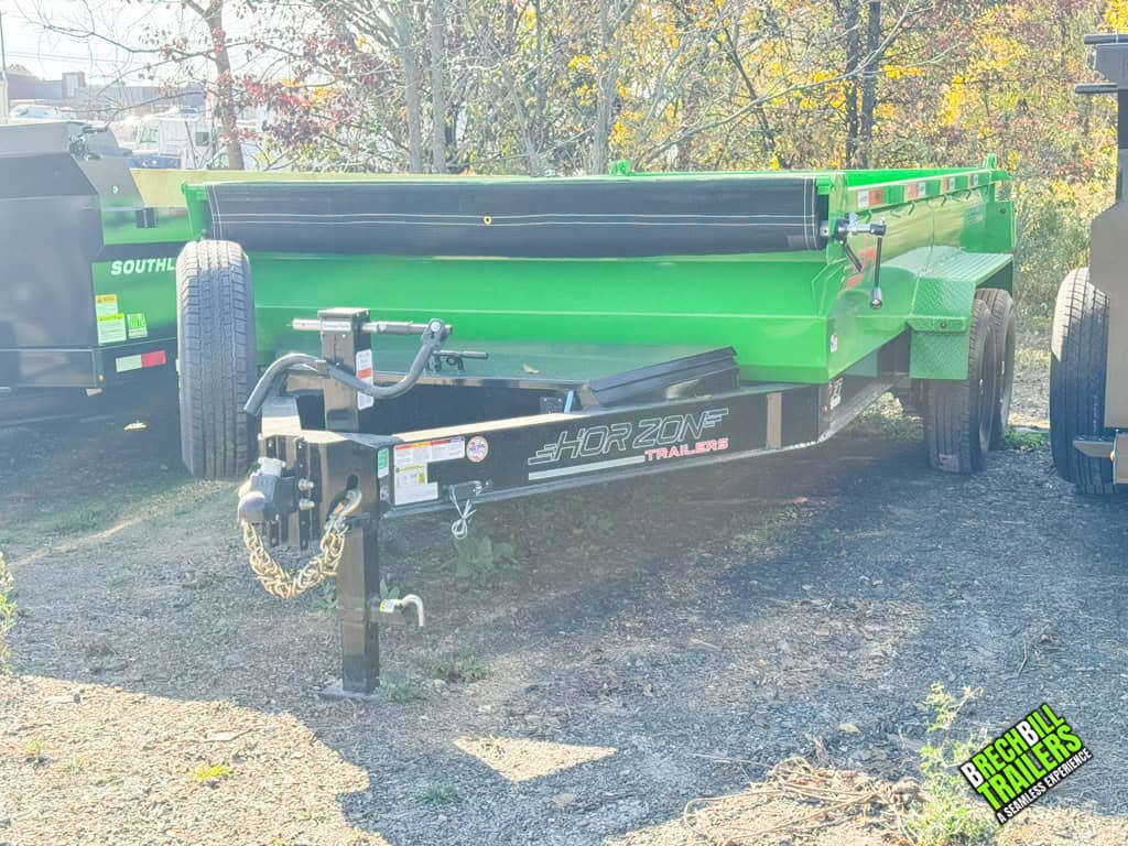 Heavy duty 7x14ft Horizon dump trailer for sale.