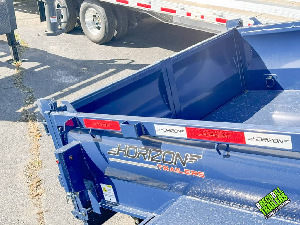 Hydraulic demonstration on a Horizon 14k Heavy Duty Dump Trailer