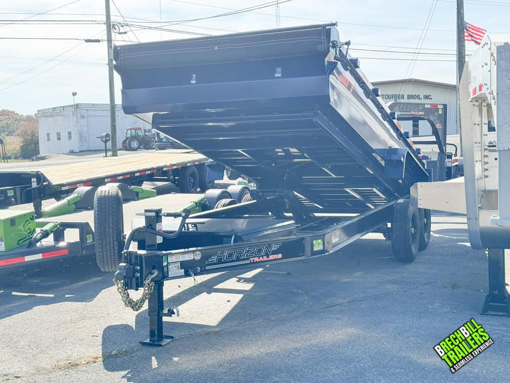 Navy blue Horizon 14k Heavy Duty Dump Trailer